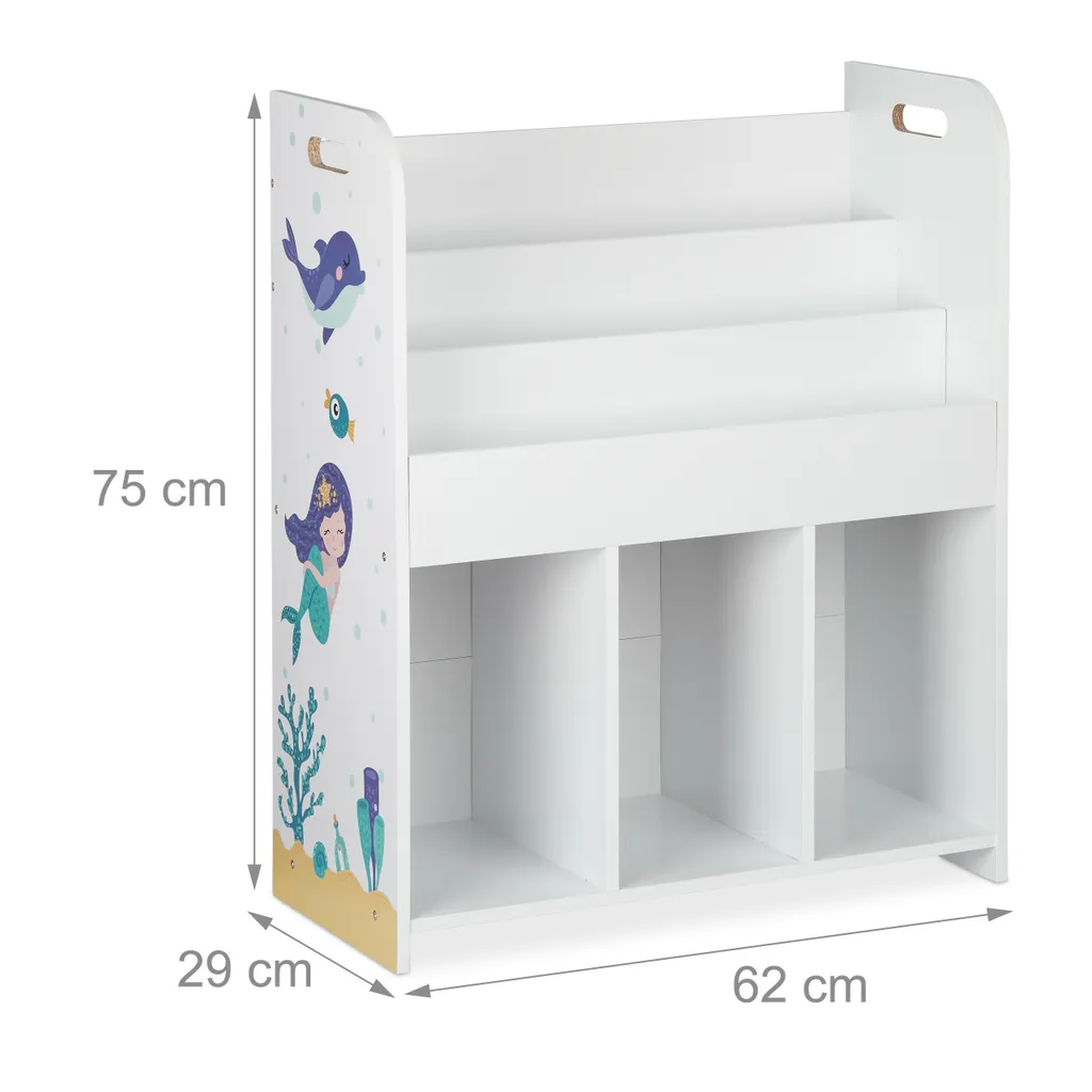 Relaxdays Kinderregal Für Bücher Und Spielsachen – Bild 4