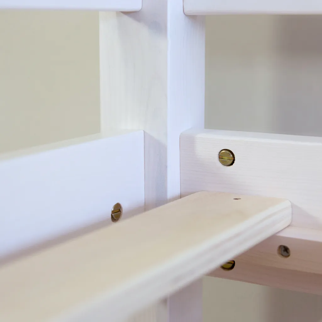 Homestyle4u 2255, Kinder Hochbett Mit Lattenrost Matratze Rutsche Leiter 90x200 Massiv Spielbett Jugendbett Etagenbett – Bild 7