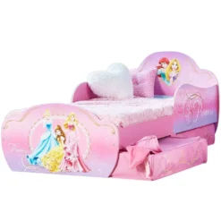 Disney Kleinkinderbett Mit Schubladen Prinzessin 142x59x77 Cm Deluxe