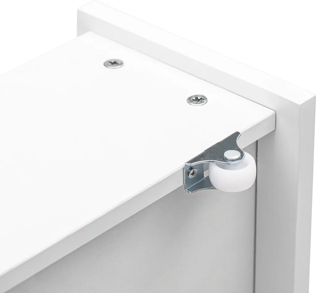 Merax Kinderbett 90x200cm Hausbett Mit 2 Schubladen Und Rausfallschutz, Dach Und Fenster, Kiefer Einzelbett Babybett Kinderhaus Mit Lattenrost, Weiß – Bild 6