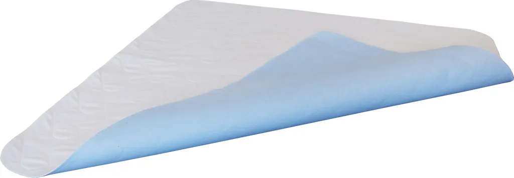PFLEGE POINT® Inkontinenz-Mehrwegunterlage Betteinlage Blau-weiß 75 X 85 Cm – Bild 3