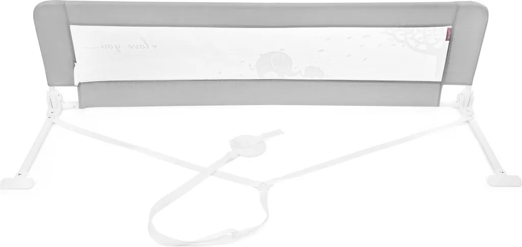 Bettschutzgitter Klappbar Bettgitter 154 X 42 Cm, Rausfallschutz Für Das Eltern- Oder Kinderbett In Grau – Bild 3