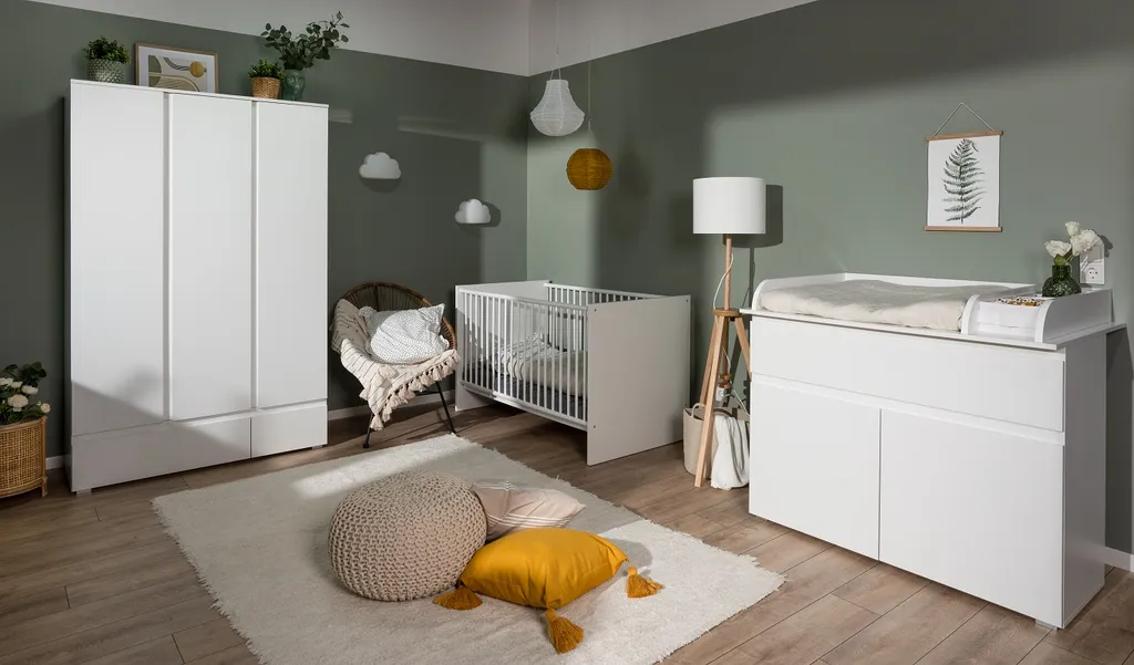 Wickelkommode Babyzimmer Image | Weiß – Bild 7