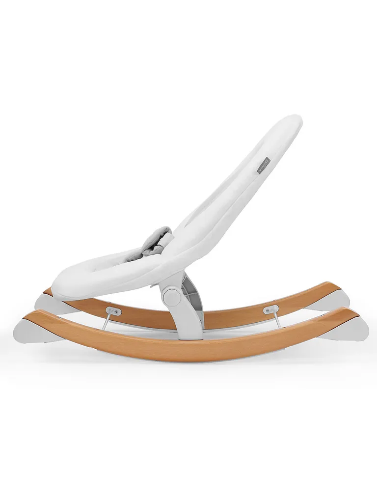 Kinderkraft Baby Babywippe Finio, Weiß Babywippen Babys 1. Jahr Wippen Schaukel Babywippe Babyschaukel Kinderschauel Elektrische Wippe Elektrowippe Babys 1.Jahr – Bild 6