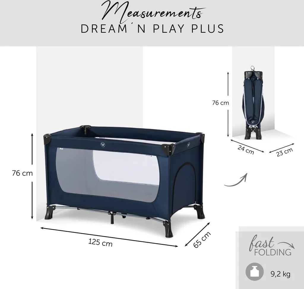 Hauck Dream N Play Plus Navy – Bild 3