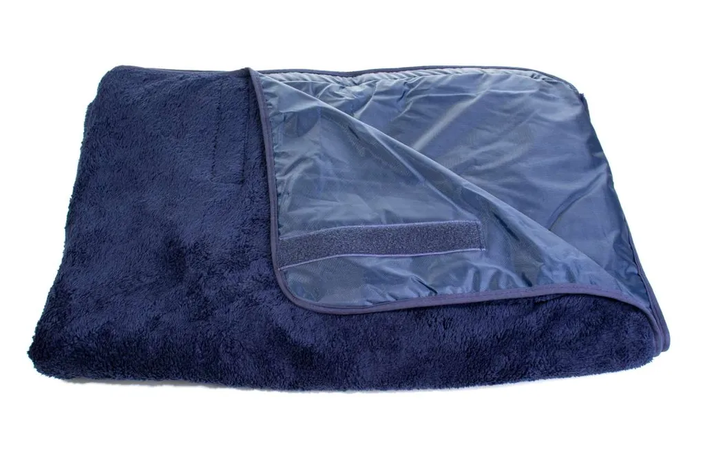 MEDDAX Wickeldecke Für Rollstuhlfahrer Navyblau Gr. XL/XXL (120 X 180 Cm) 1 Stück – Bild 3