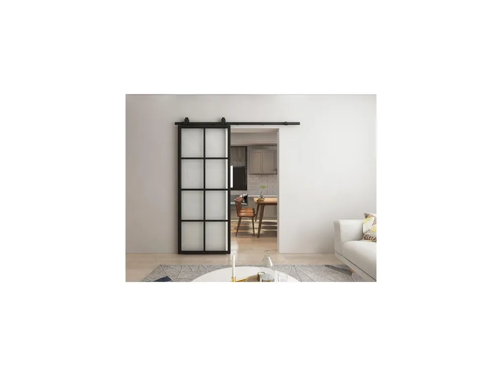 Schiebetür - 205 X 83 Cm - Aluminium & Sicherheitsglas - WILDEN – Bild 2