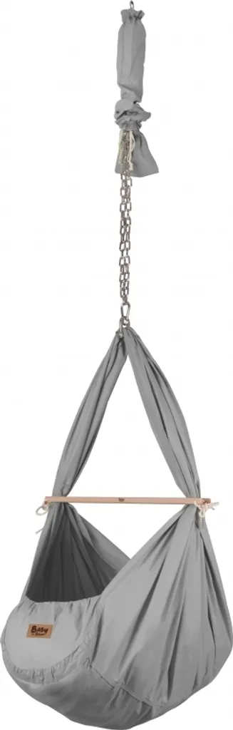 Federwiege Für Babys Inkl. Hängematte & Feder | Pflegeleicht | Anthrazit – Bild 3