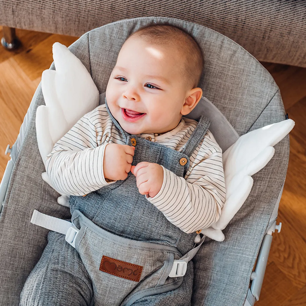 Babywippe Baby Schaukelstuhl Mit 5 Schwingungsamplituden Musik Timing Und Bluetoothfunktion Momi TULI – Bild 7