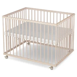 Sämann Laufgitter ECO 75x100 Cm Mit Matratze, Buche Natur