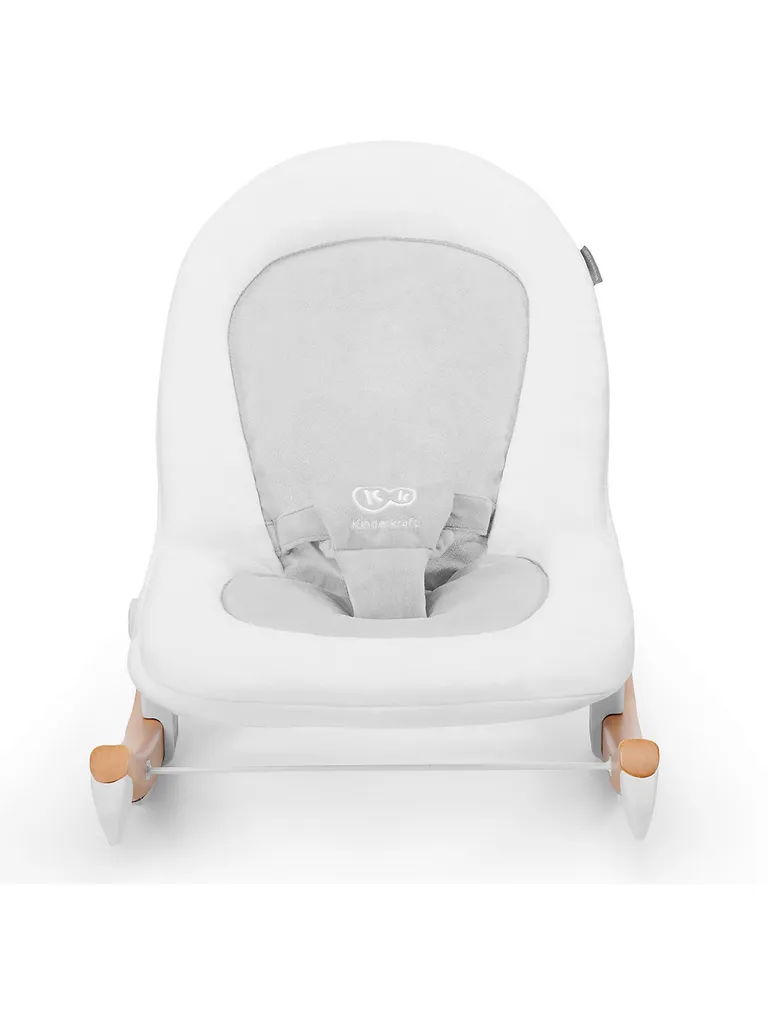 Kinderkraft Baby Babywippe Finio, Weiß Babywippen Babys 1. Jahr Wippen Schaukel Babywippe Babyschaukel Kinderschauel Elektrische Wippe Elektrowippe Babys 1.Jahr – Bild 7