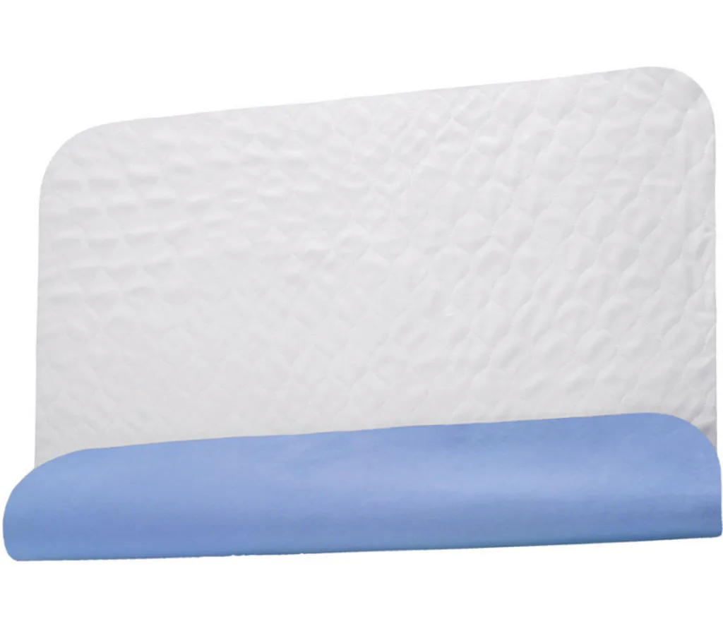 PFLEGE POINT® Inkontinenz-Mehrwegunterlage Betteinlage Blau-weiß 75 X 85 Cm