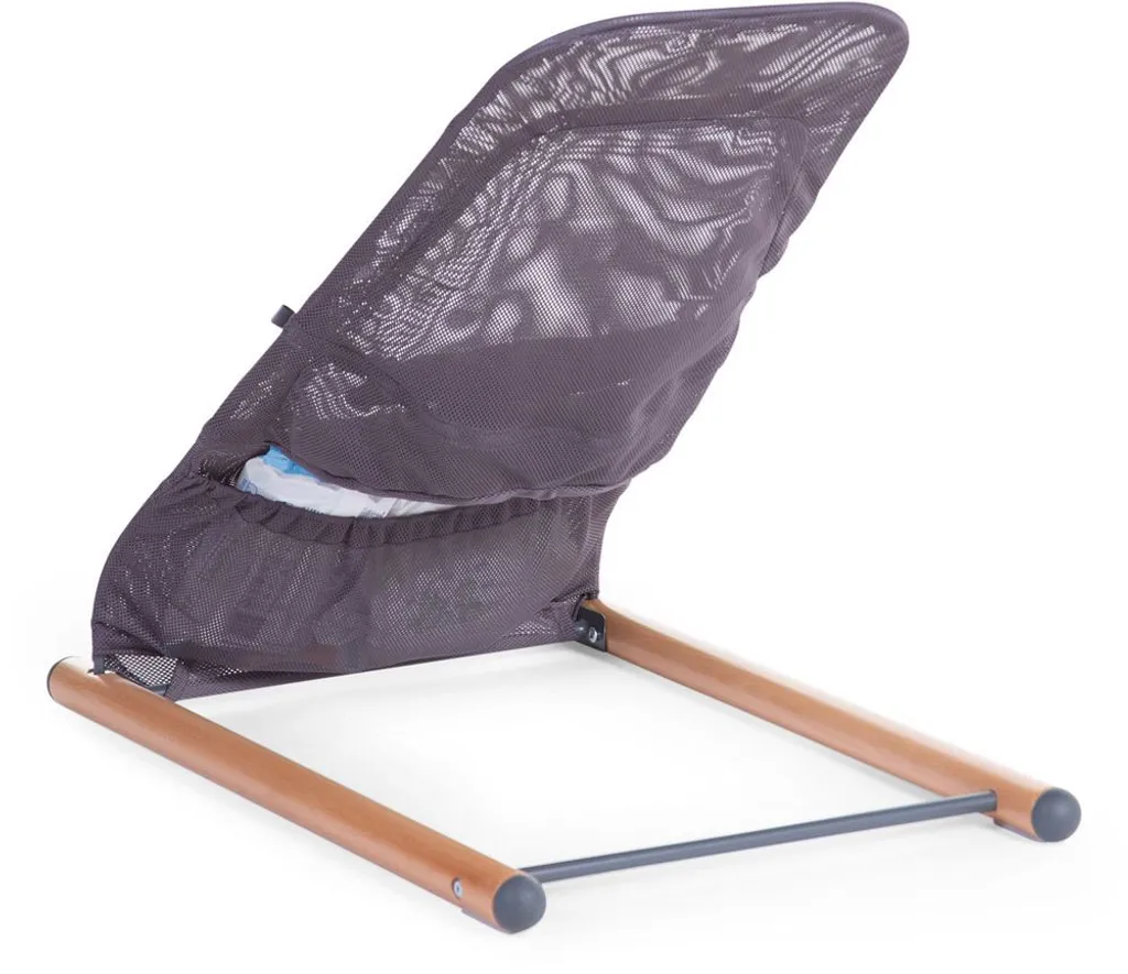 Childhome Evolux Bouncer Babywippe Natur Anthrazit – Bild 2