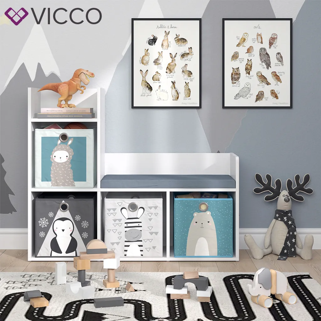 Vicco Kinderregal Luigi 107,2 X 88,6 X 30,9 Cm Holzwerkstoff – Bild 4