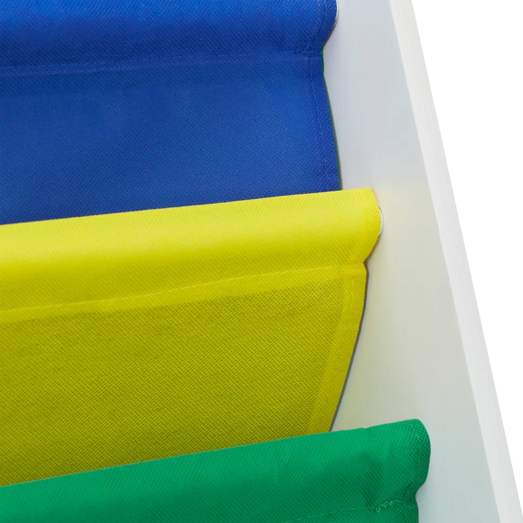 Relaxdays Bücherregal Für Kinder Mit Stofffächern – Bild 6