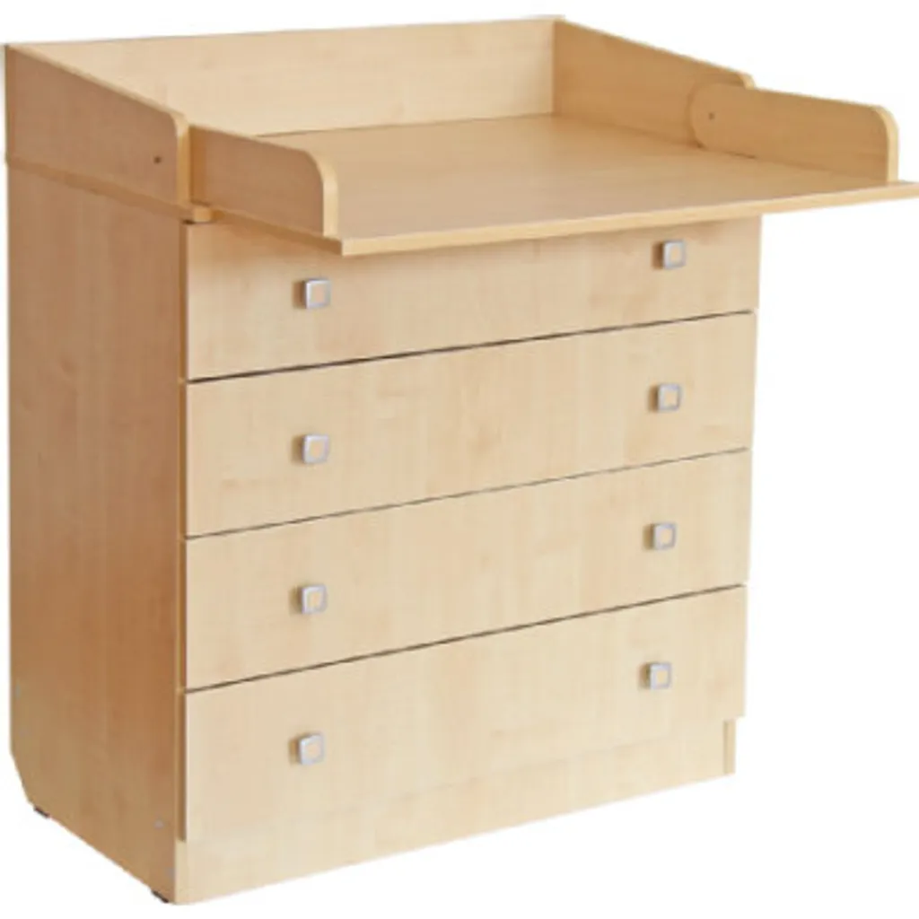 Baby Wickelkommode Simple Natur Ahorn Polini Kids – Bild 7