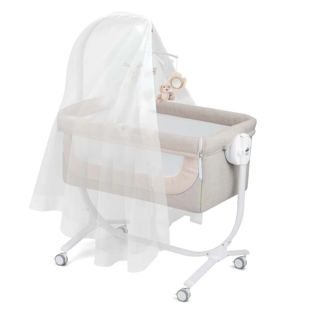 CAM Betthimmel Für Das Beistellbett Cullami Von CAM | Weitläufiger Schleier | Schützt Vor Luftzug Und Insekten | Leicht Waschbar