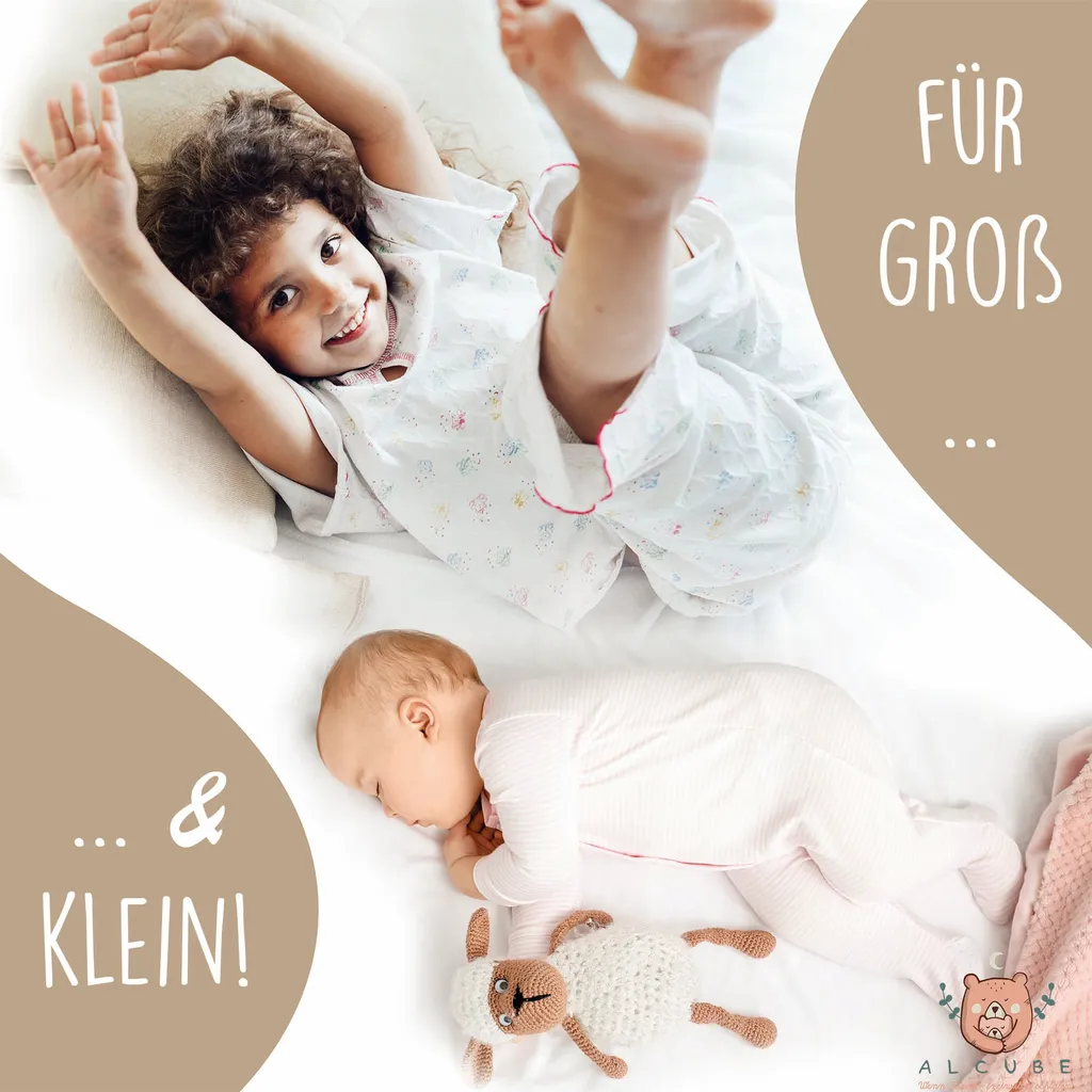 Alcube® Kindermatratze 80 X 160 Cm Für Kinderbett Hausbett Kaltschaummatratze 160x80 Weiß - Mit Spannbettlaken – Bild 7