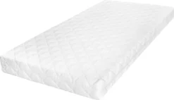 FEDVE Matratze MIKI Babymatratze Schaum 7 Cm 1 Cm Kokos, Kindermatratze Gesteppter Abnehmbarer Bezug 80x150