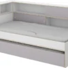 Ausziehbett Mit Stauraum - 90 X 190 Cm & 90 X 200 Cm - Weiß & Grau - LOSIANA