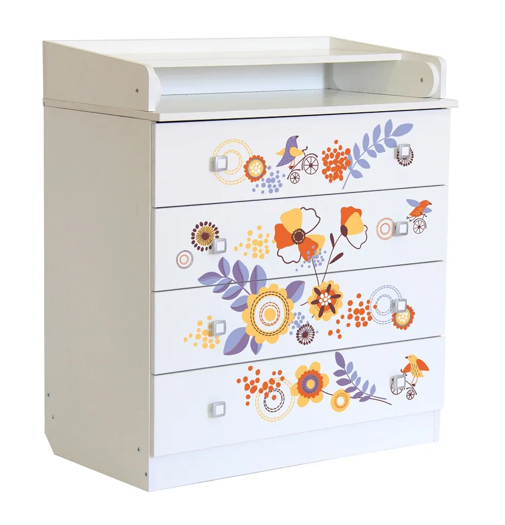 Wickelkommode Wickeltisch Simple Mit Motiv Von Polini Kids – Bild 2