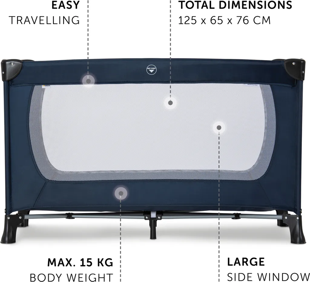 Hauck Dream N Play Plus Navy – Bild 2