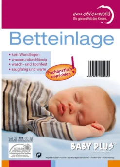 BABY-PLUS Wasserdichte Betteinlage 50x90cm
