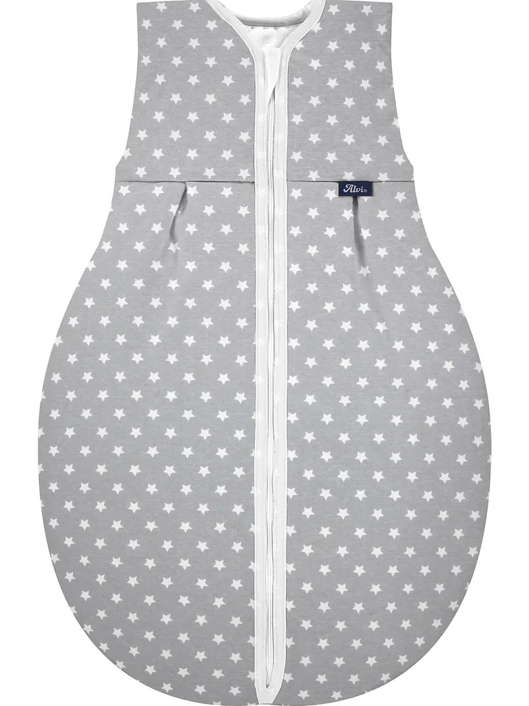 Alvi 7248385 Schlafsack Thermo, Stars Gr. 130 -