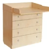 Baby Wickelkommode Simple Natur Ahorn Polini Kids