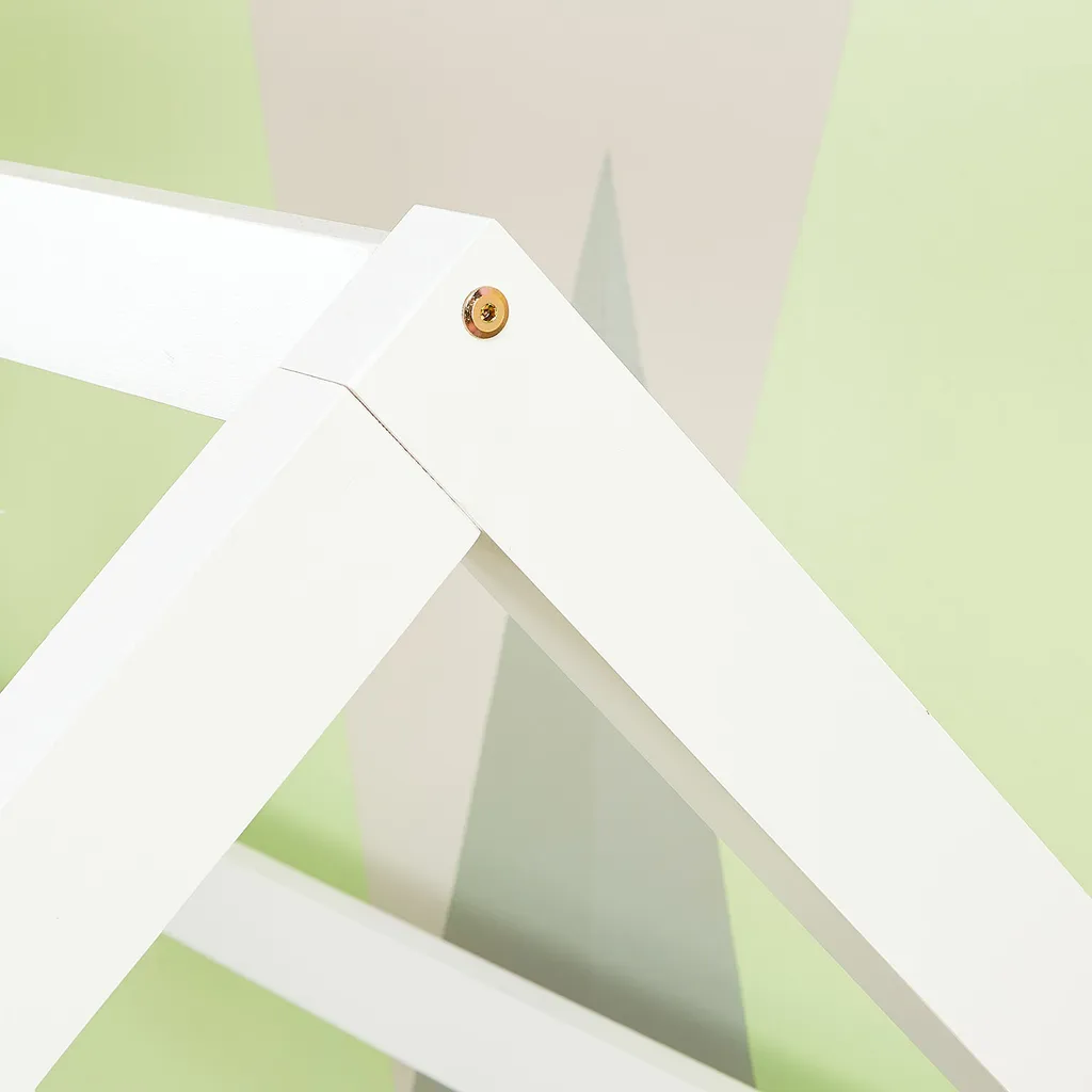 Homestyle4u 2048, Kinderbett Weiß Hausbett Mit Rausfallschutz 80x160 Cm Bodenbett Montessori Bett Bettenhaus Lattenrost – Bild 16