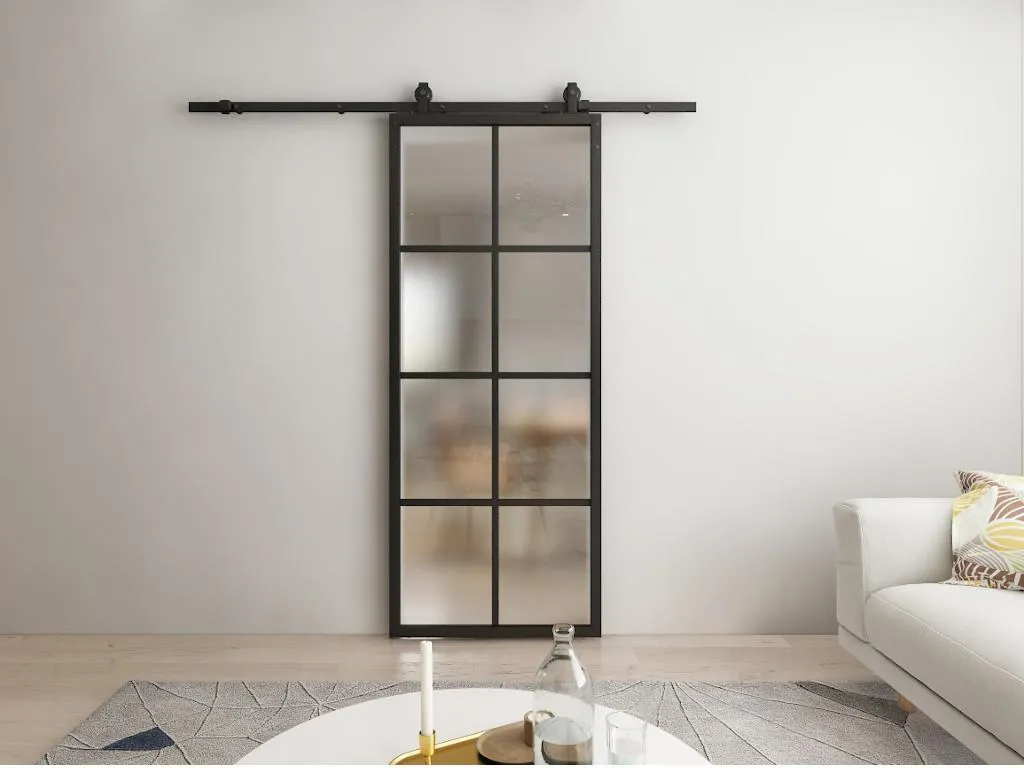 Schiebetür - 205 X 83 Cm - Aluminium & Sicherheitsglas - WILDEN – Bild 3