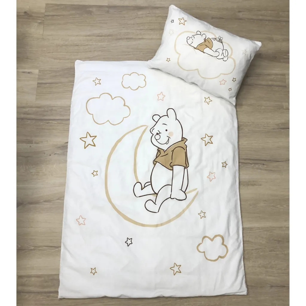 Disney Winnie Pooh Baby-Bettwäsche 40x60 Cm + 100x135 Cm · Winnie Puuh Kinder-Bettwäsche In Biber / Flanell - 100% Baumwolle – Bild 6