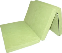 Baby Matratze Für Reisebett Kinderbett Babybett Faltmatratze Klappbar - Grün