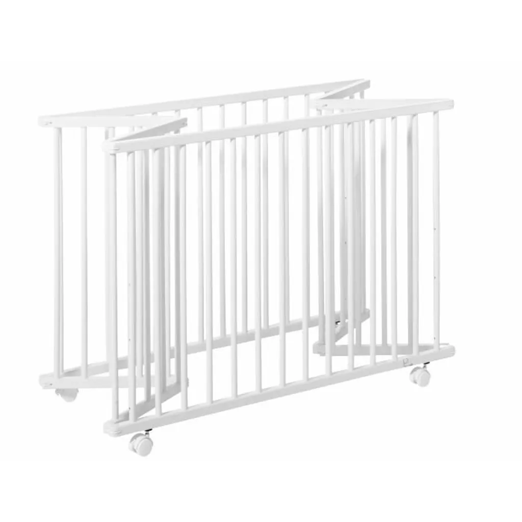 Laufgitter Cecile, 71 X 99 Cm, Mobil Auf Rollen Farbe: Weiß – Bild 4