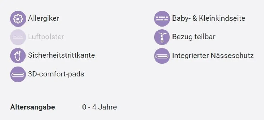 Träumeland Matratze TRAUMPLANET 70 X 140 Cm – Bild 15