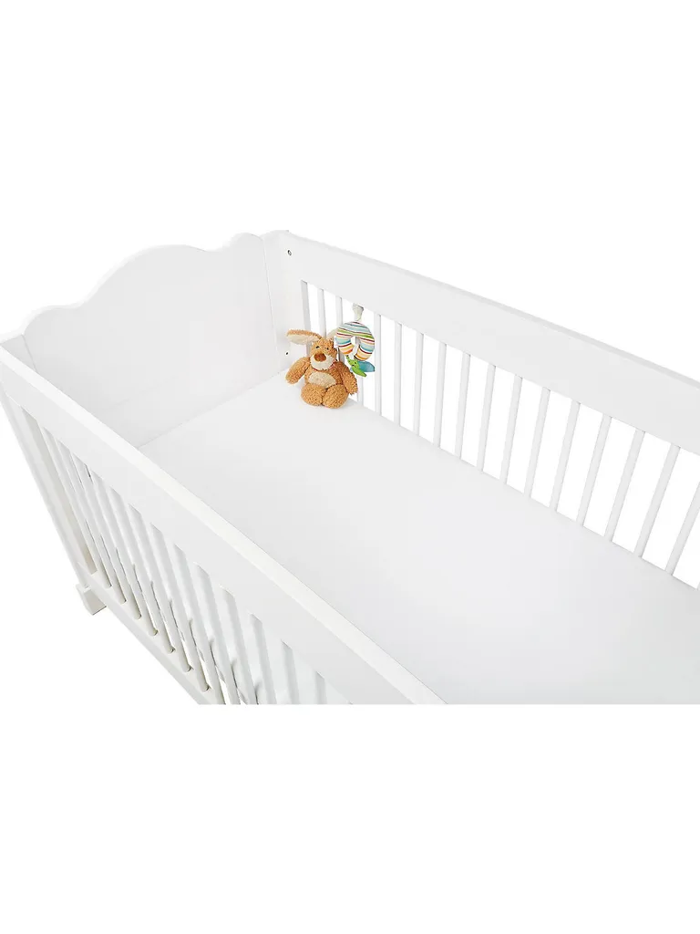 Pinolino Jersey-Spannbetttücher Für Kinderbetten Im Doppelpack, Weiß – Bild 4