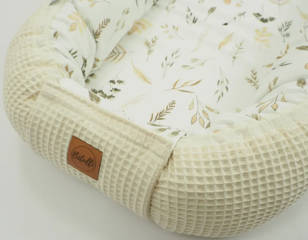 Babynestchen Waffel Natural Boho – Bild 2