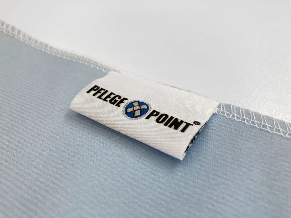 PFLEGE POINT® Inkontinenz-Mehrwegunterlage Betteinlage Blau-weiß 75 X 85 Cm – Bild 2