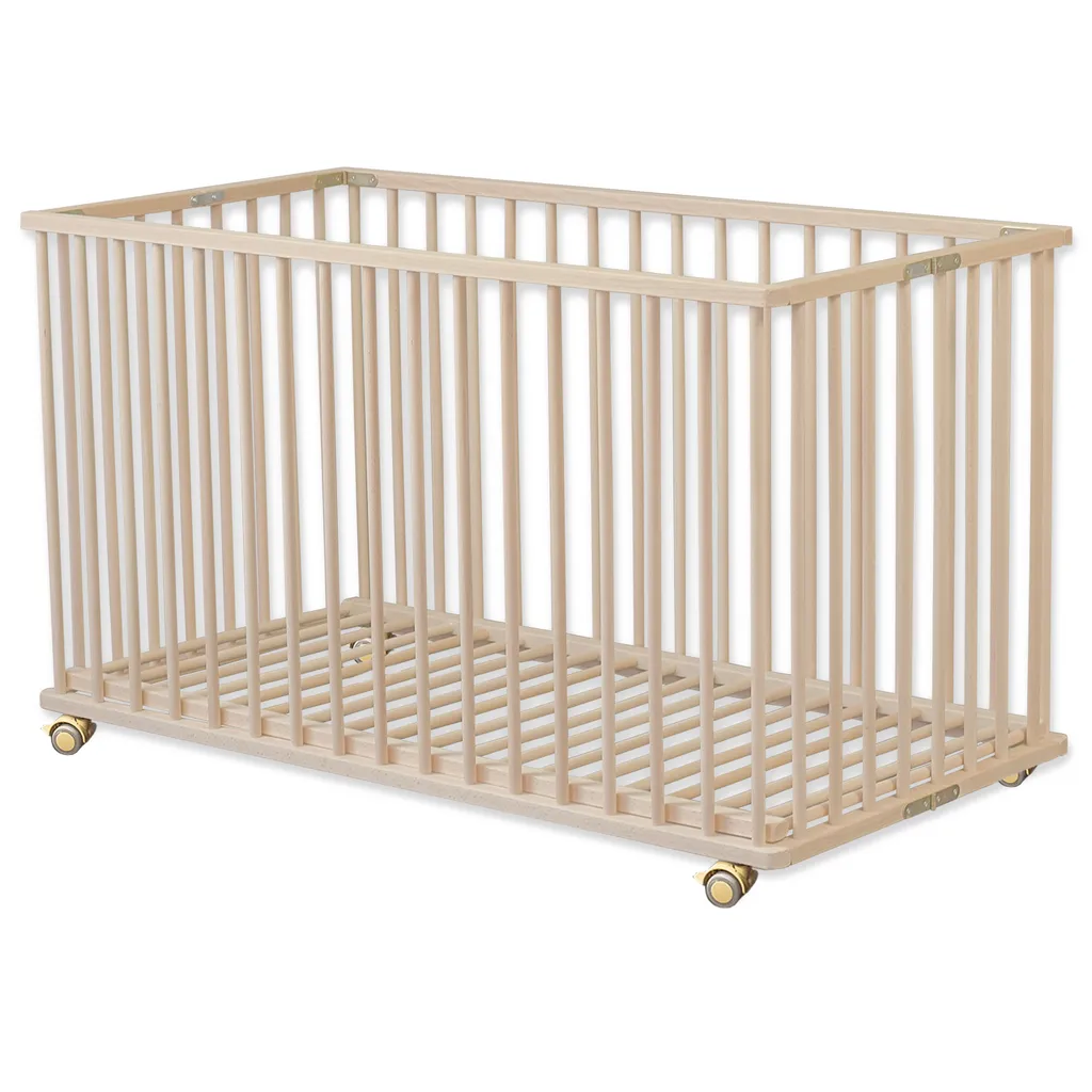 Sämann® Babybett 60x120 Cm Faltbar, Natur – Bild 4