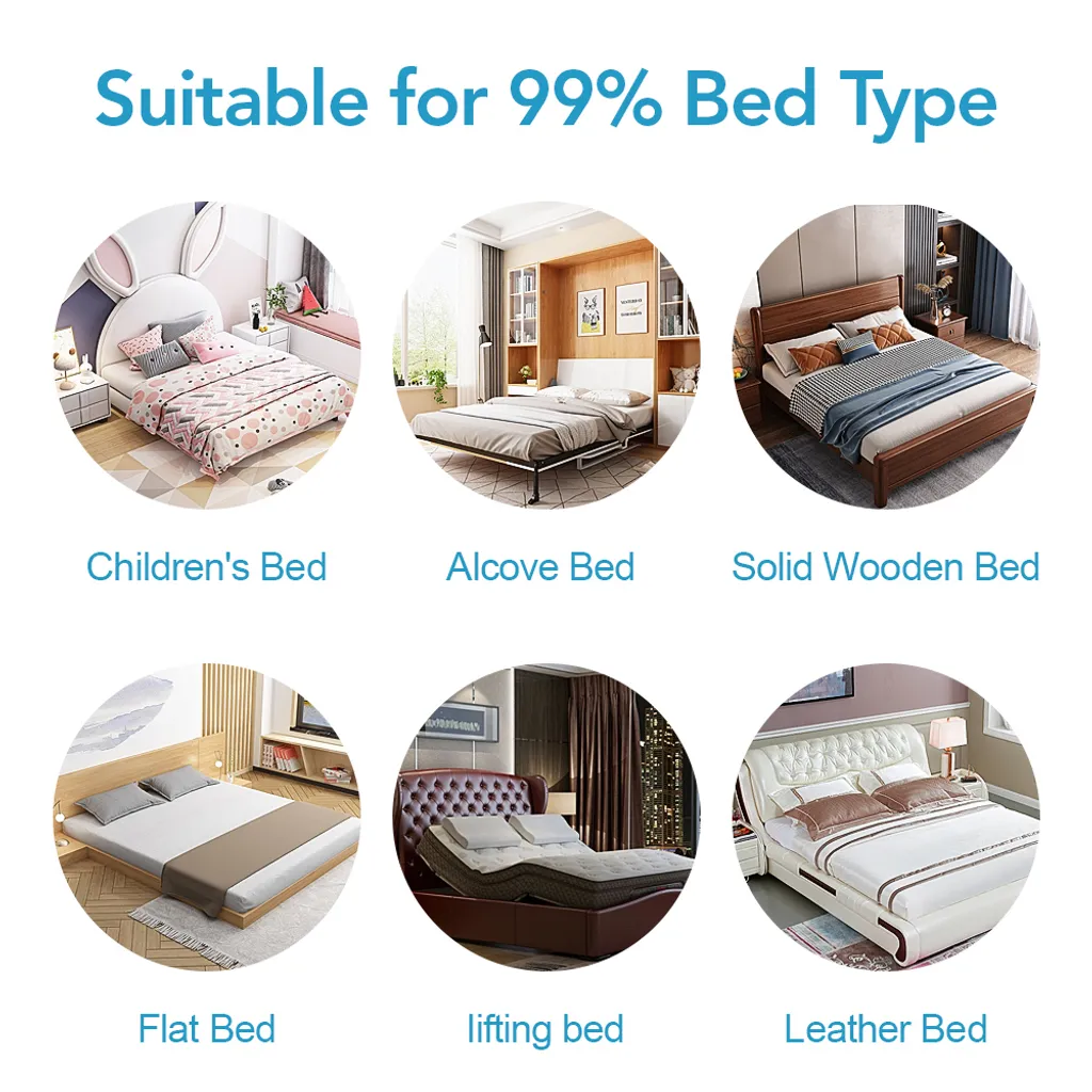 Zehnhase Bettgitter Länge 140 Cm 1 Seite Bettschutzgitter Kinderbettgitter Babybettgitter, Absturzsicherung Für Kinder, Baby, Grau – Bild 9