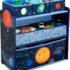 Delta Children Kinderzimmer Abentuer-Spielzeugschrank Mit Nylonfächern