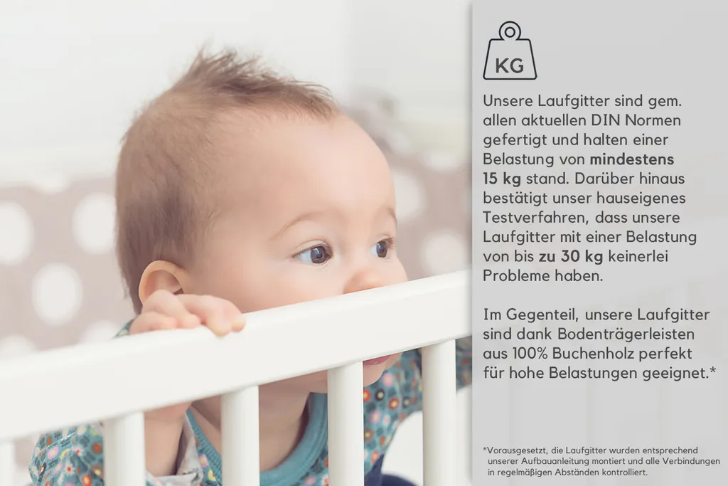 Sämann® Laufgitter 6-eckig, Weiß Lackiert – Bild 3