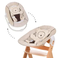 Hauck Babywippe Alpha Bouncer 2 In 1, Farbe:Hearts Beige