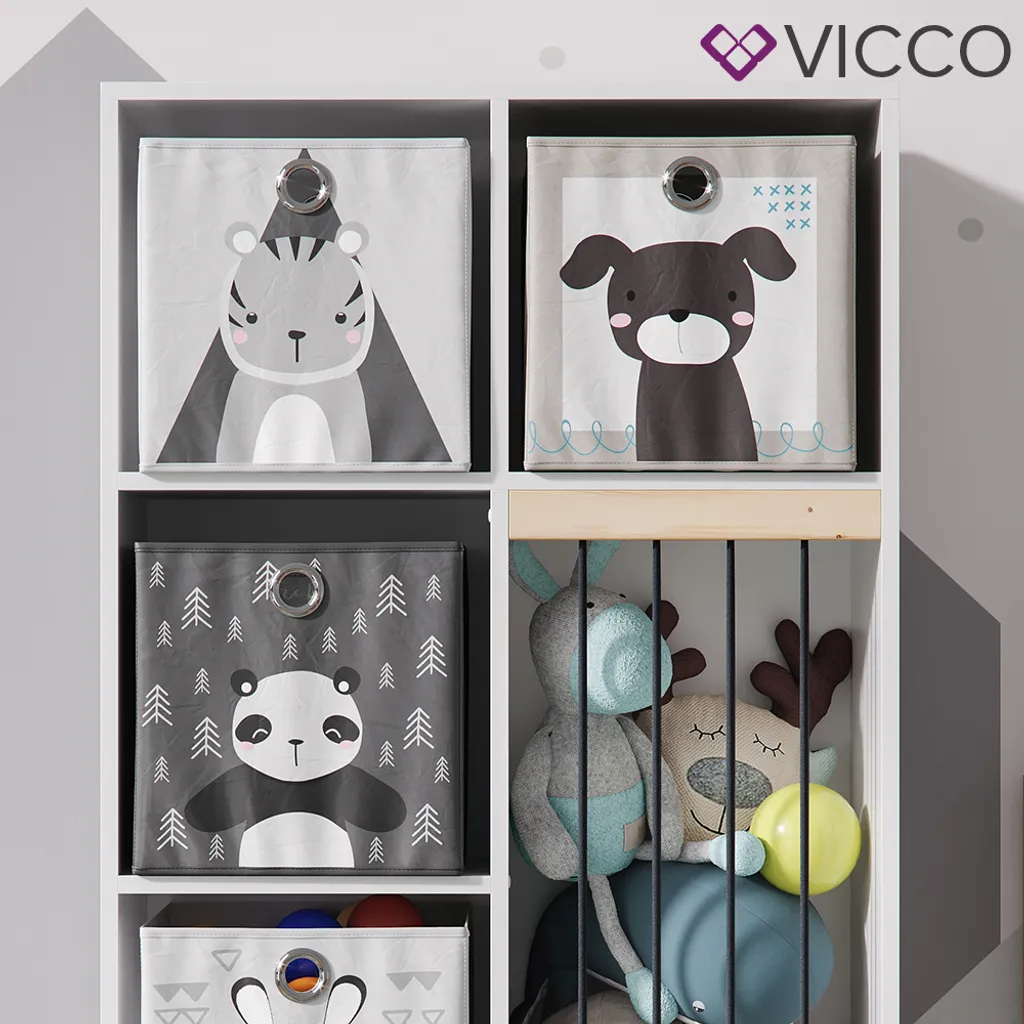 Vicco Kinderregal Marvin Weiß 143 X 72 X 29,1 Cm Holzwerkstoff – Bild 5