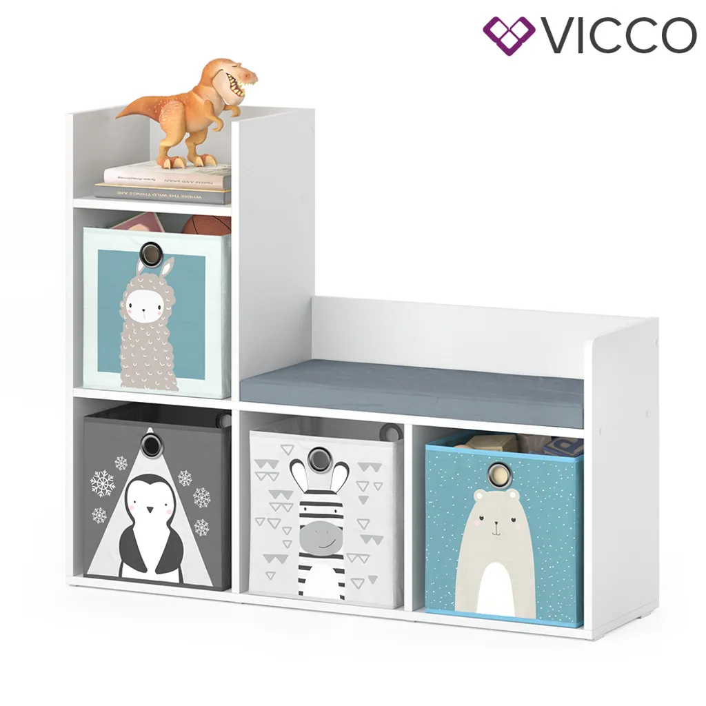 Vicco Kinderregal Luigi 107,2 X 88,6 X 30,9 Cm Holzwerkstoff – Bild 7