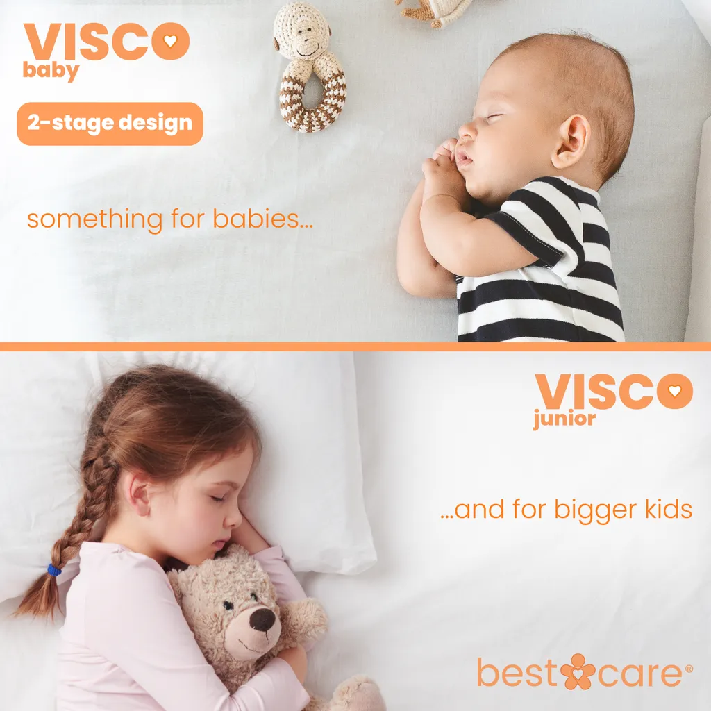 BestCare Visco Junior Kindermatratze Babymatratze Matratze Kaltschaummatratze 80x160 X13cm Viskoelastische Memory-Schaum Waschbarer Aloe Vera Bezug Standard 100 By – Bild 6