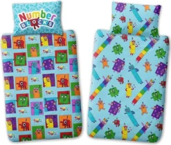 Numberblocks - Bettwäsche-Set "Meet The Number Blocks" AG1828 (Junioren) (Bunt)