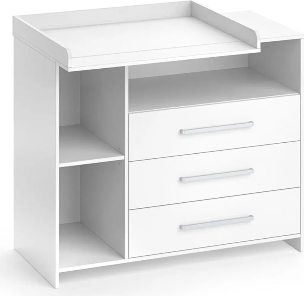Vicco Wickelkommode Oskar Weiß 113 X 100 X 53 Cm Holzwerkstoff