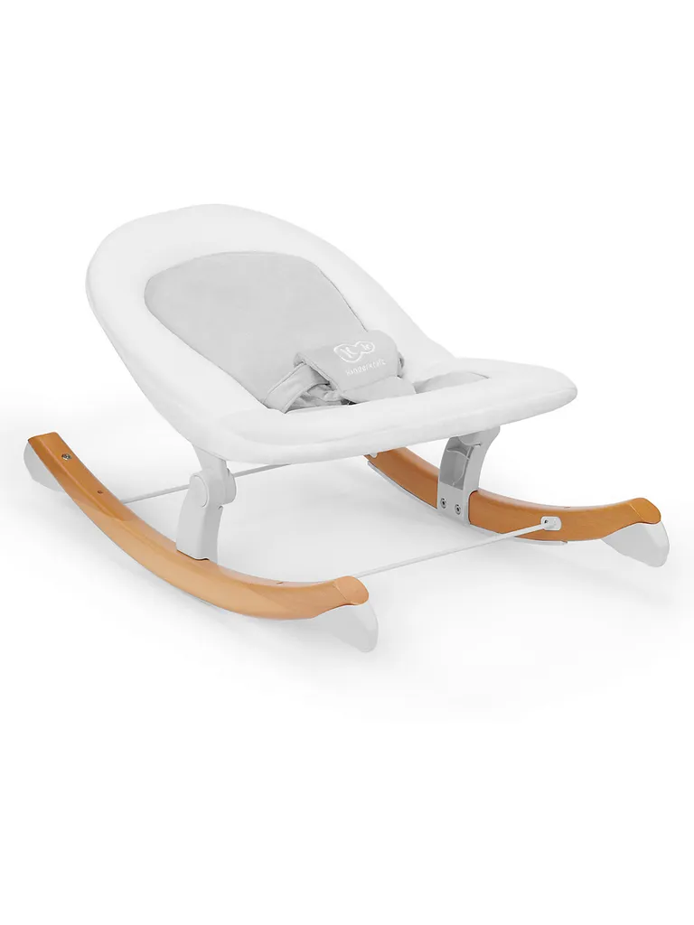 Kinderkraft Baby Babywippe Finio, Weiß Babywippen Babys 1. Jahr Wippen Schaukel Babywippe Babyschaukel Kinderschauel Elektrische Wippe Elektrowippe Babys 1.Jahr – Bild 2