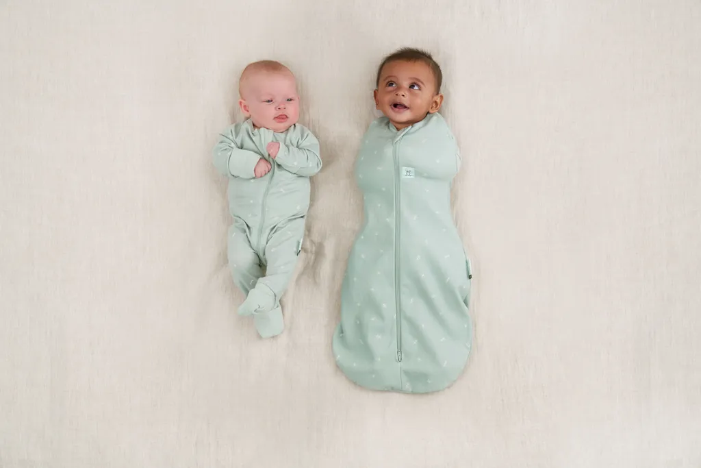 ErgoPouch Pucksack Baby 4 Jahreszeiten Für 3-6 Monate - Sage - TOG 1.0 - Babyschlafsack, Schlafsack – Bild 3